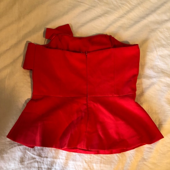 Anthropologie NWT structured strapless top - Picture 2 of 3